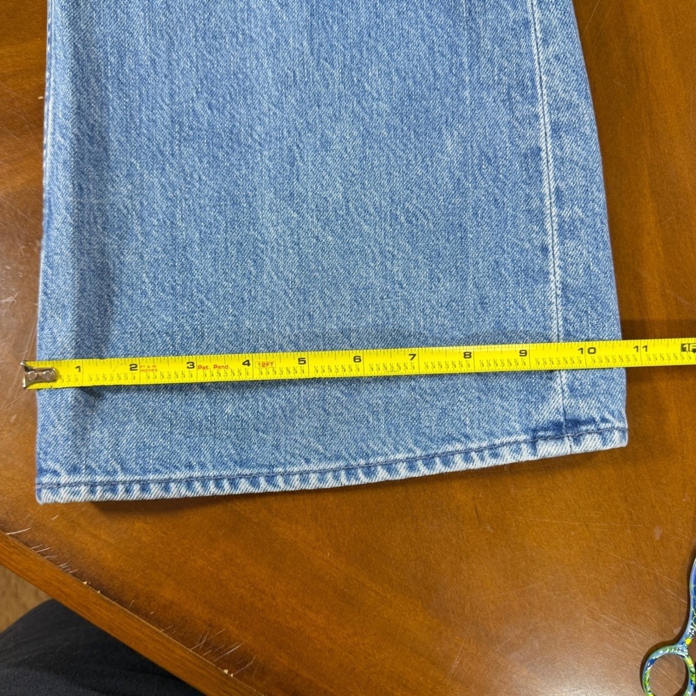 Mother Superior Bookie Flood Deans List Sz 34 Wide Leg Jeans High Rise Plus - Picture 6 of 13